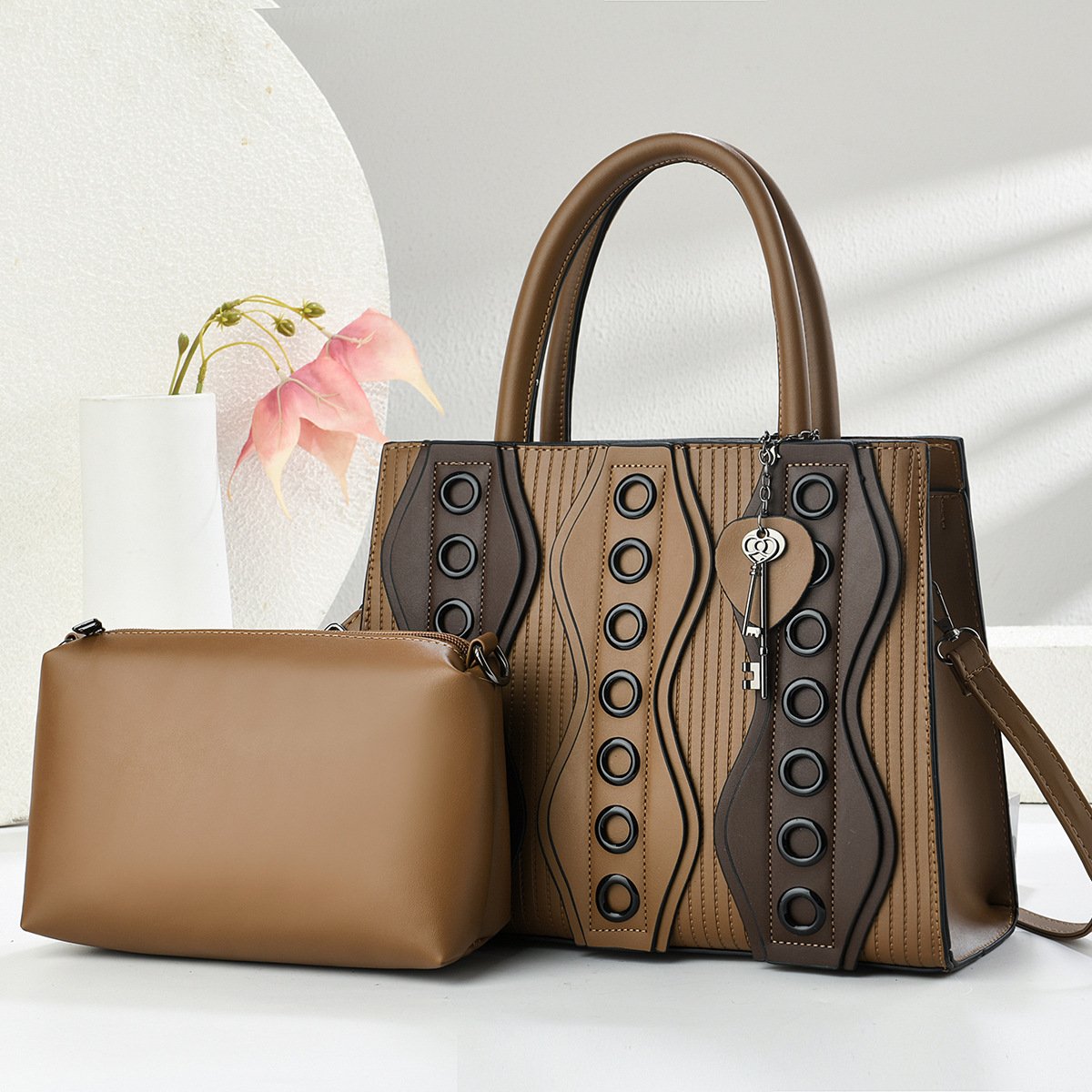 Women’s Elegant Fashion Handbag with Shoulder Bag & Clutch – Prime-101 - Image 7