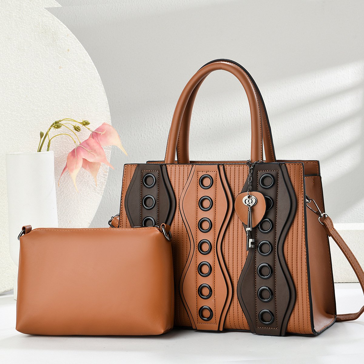 Women’s Elegant Fashion Handbag with Shoulder Bag & Clutch – Prime-101 - Image 3