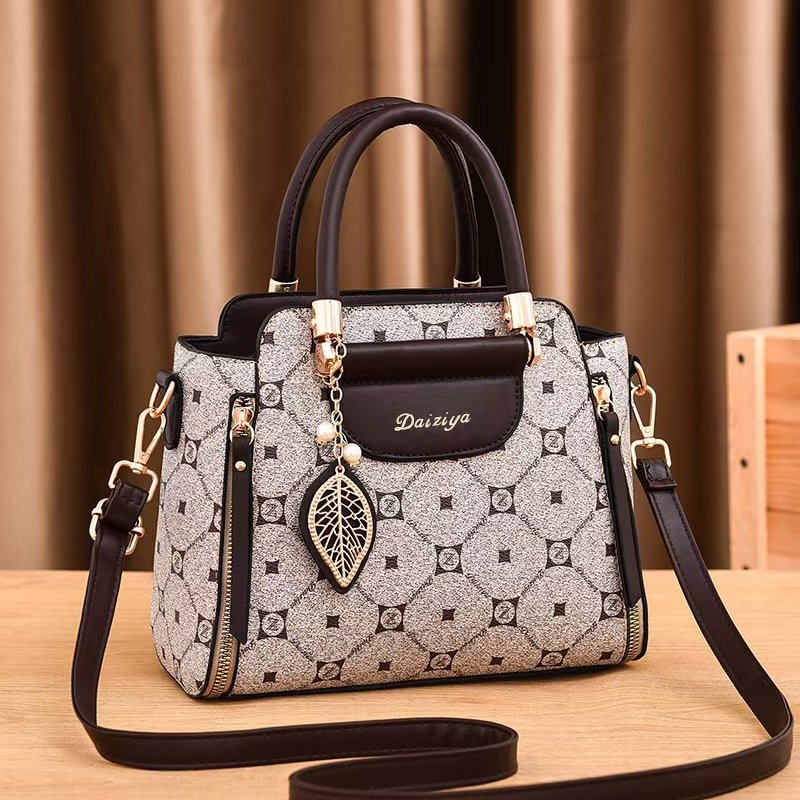 Premium Stylish Monogram Printed Handbag for Women Prime 107 - Image 3