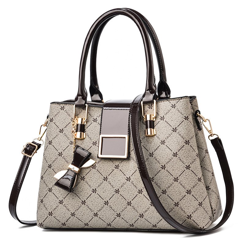 Premium Women’s Monogram Handbag – Elegant Floral Pattern Satchel & Shoulder Bag Prime 125 - Image 5