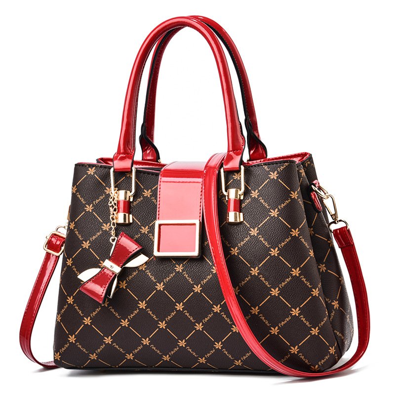 Premium Women’s Monogram Handbag – Elegant Floral Pattern Satchel & Shoulder Bag Prime 125 - Image 4